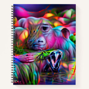 Cuaderno Paisaje de ensueño vivo: Agrizoofobia