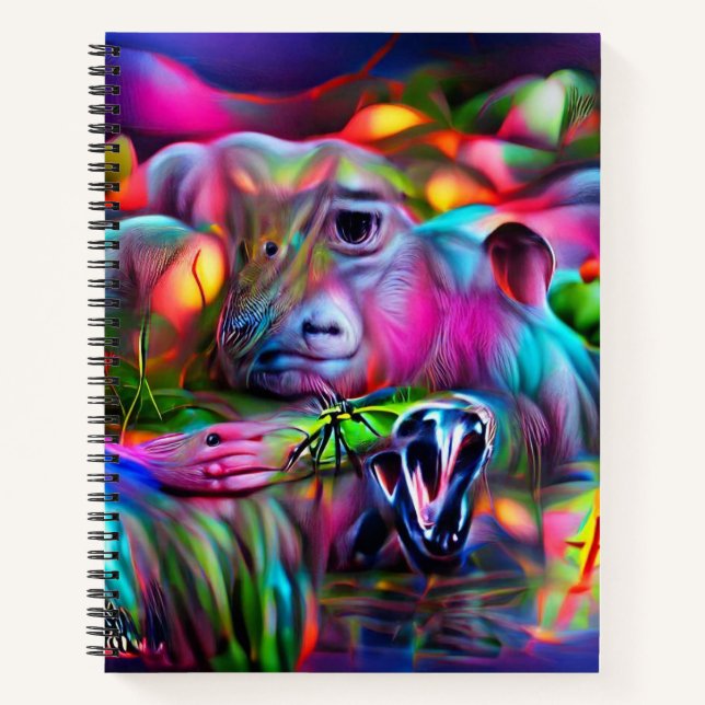 Cuaderno Paisaje de ensueño vivo: Agrizoofobia (Anverso)