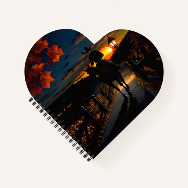 Cuaderno Paisaje de Halloween Siete (Anverso)