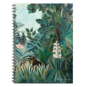 Cuaderno Paisaje de Henri Rousseau con la puerta botánica d