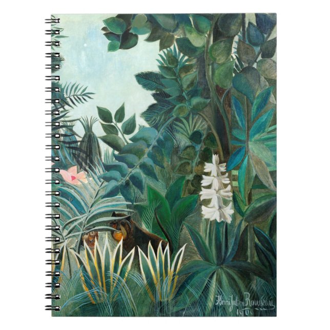 Cuaderno Paisaje de Henri Rousseau con la puerta botánica d (Frente)