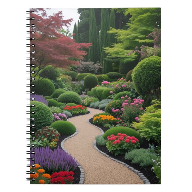 Cuaderno paisaje de jardín (Frente)