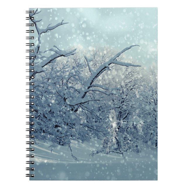 Cuaderno Paisaje de los árboles de invierno (Frente)