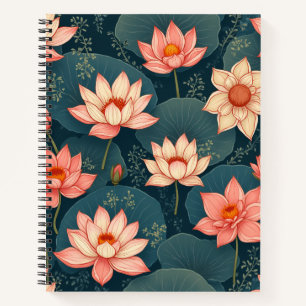 Cuaderno paisaje de loto