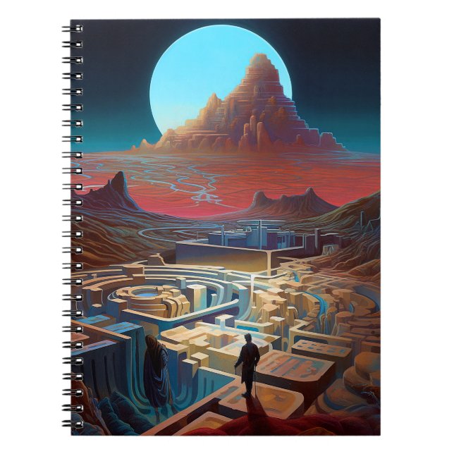 Cuaderno Paisaje de Maze surrealista (Frente)