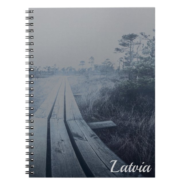 Cuaderno Paisaje de oscilación de niebla (Frente)