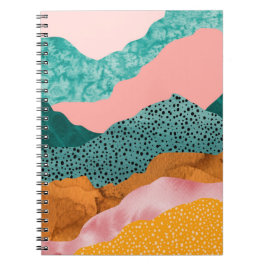 Cuaderno Paisaje de papel, desgarrado, desgarrado, verde, r