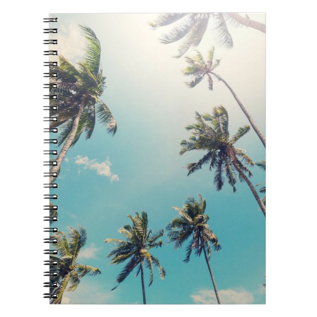 Cuaderno Paisaje de playa tropical de tranquilidad (Frente)