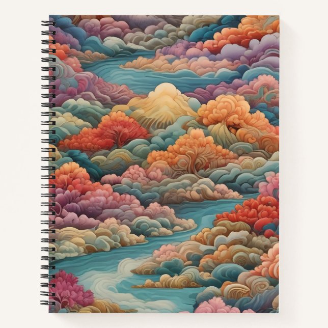 Cuaderno Paisaje de Seda (Anverso)