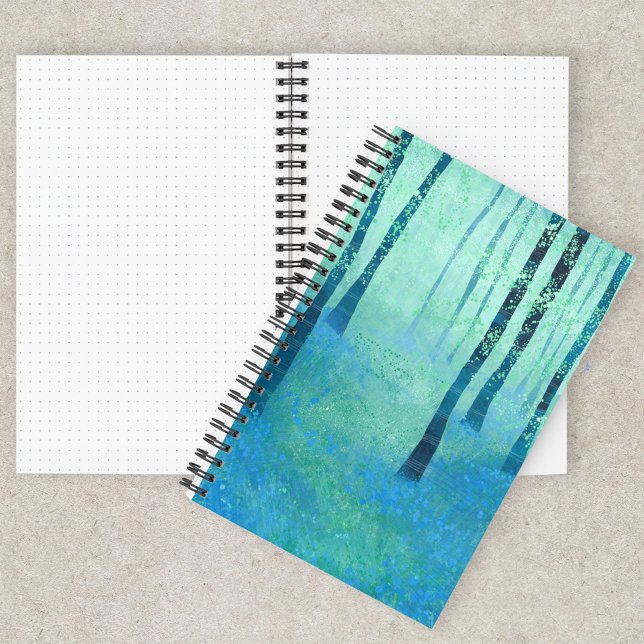 Cuaderno Paisaje del bosque Bluebell (Subido por el creador)