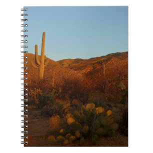 Cuaderno Paisaje del desierto de Saguaro Sunset I Arizona