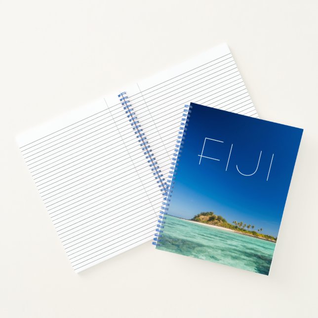 Cuaderno Paisaje del lago azul, Fiji (Interior)