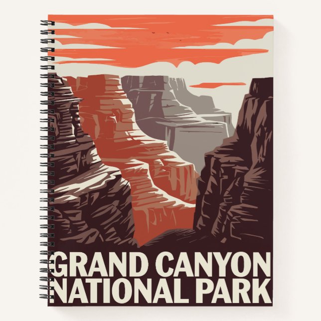 Cuaderno Paisaje del Parque Nacional del Gran Cañón (Anverso)