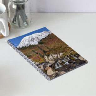 Cuaderno Paisaje escénico del Monte Rainier y Edith Creek