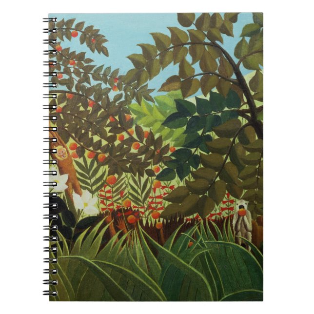 Cuaderno Paisaje exótico (Frente)