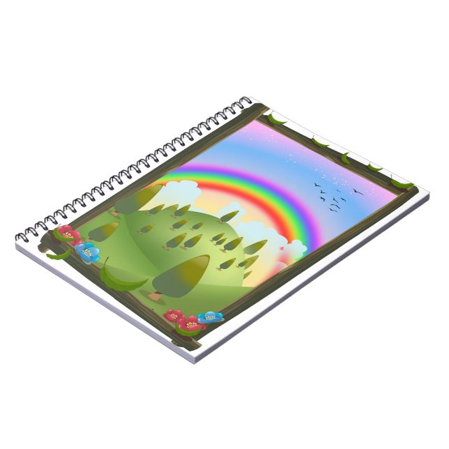 Cuaderno Paisaje Feliz Arcoíris (Lado Izquierdo)