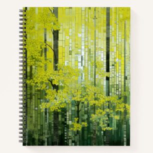 Cuaderno Paisaje Forestal Art Decor Paint Mosaic