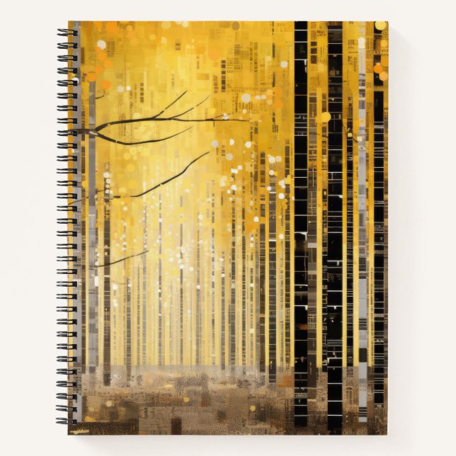 Cuaderno Paisaje Forestal Art Decor Paint Mosaic (Anverso)