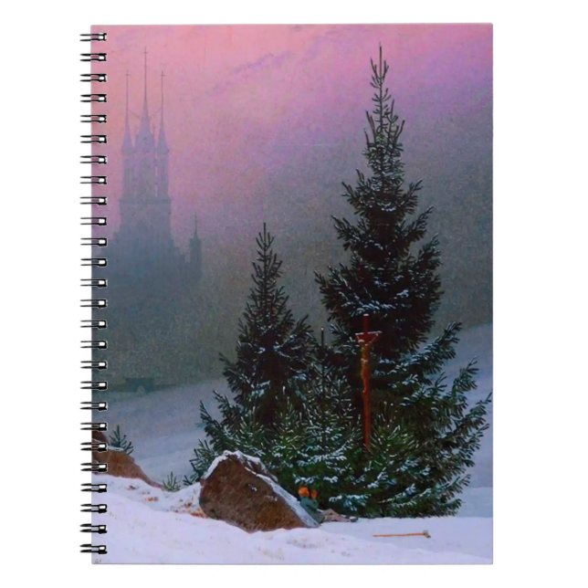 Cuaderno Paisaje invernal Caspar David Friedrich (Frente)