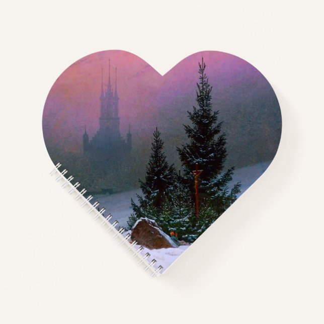 Cuaderno Paisaje invernal Caspar David Friedrich (Anverso)