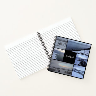 Cuaderno Paisaje invernal de Islandia