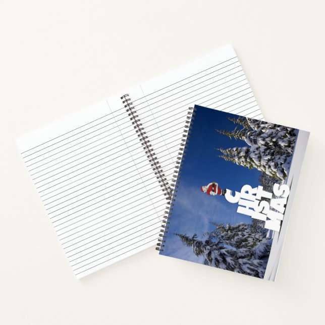 Cuaderno paisaje invernal de los navidades (Interior)