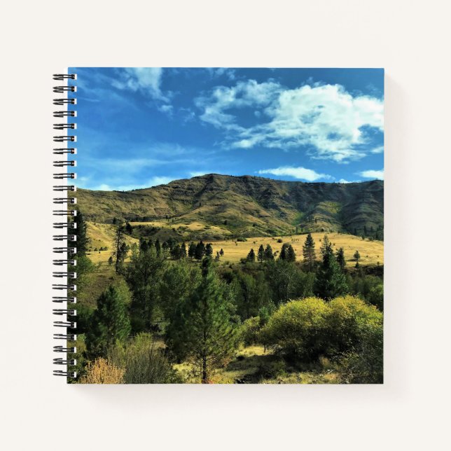 Cuaderno Paisaje junto al río Serpiente, Oregón (Anverso)