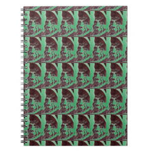 Cuaderno "Paisaje lunar" de ciencia ficción, el hombre de l