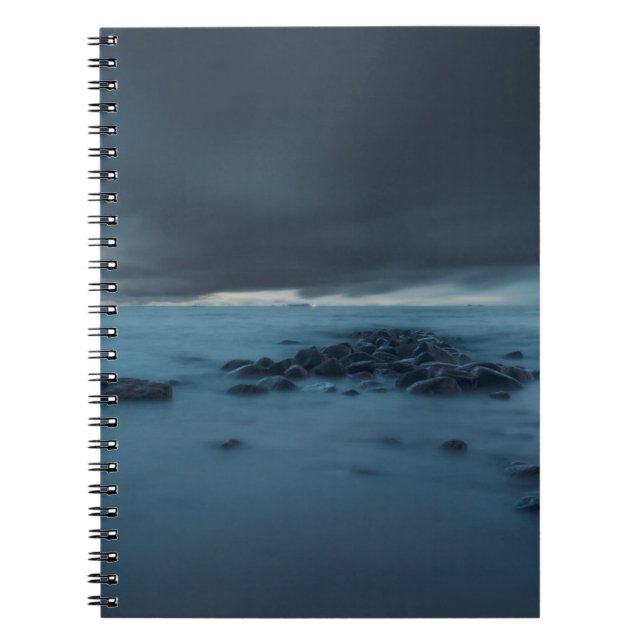 Cuaderno Paisaje marino dramático (Frente)