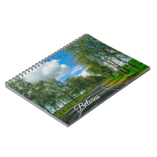 Cuaderno Paisaje natural Paisaje Rural Bielorrusia Árboles