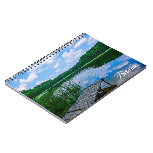 Cuaderno Paisaje natural Paisaje Rural Bielorrusia Bosque L (Lado Izquierdo)