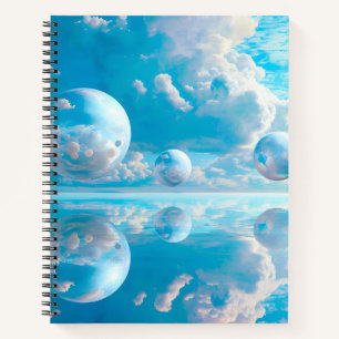 Cuaderno Paisaje natural surrealista de ensueño