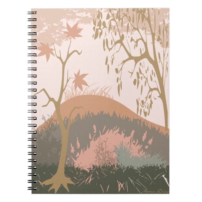Cuaderno Paisaje otoñal (Frente)