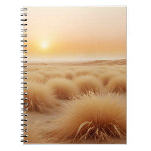 Cuaderno Paisaje pintoresco Arco de fondo natural del desie