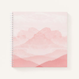 Cuaderno Paisaje romántico rosado