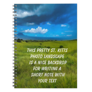 Cuaderno Paisaje rural de Saint Kitts