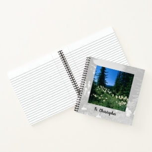Cuaderno Paisaje sacerdote personalizado