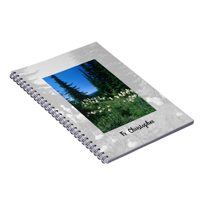 Cuaderno Paisaje sacerdote personalizado (Lado Derecho)