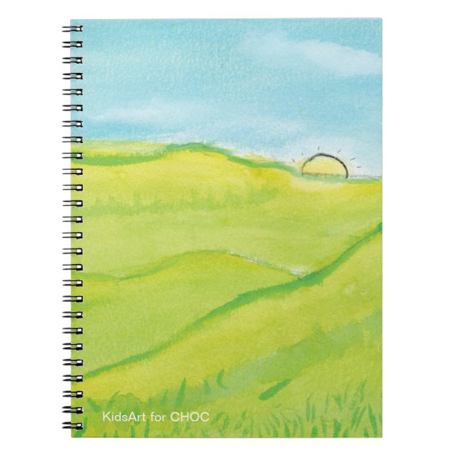 Cuaderno Paisaje tranquilo - KidsArt para CHOC (Frente)