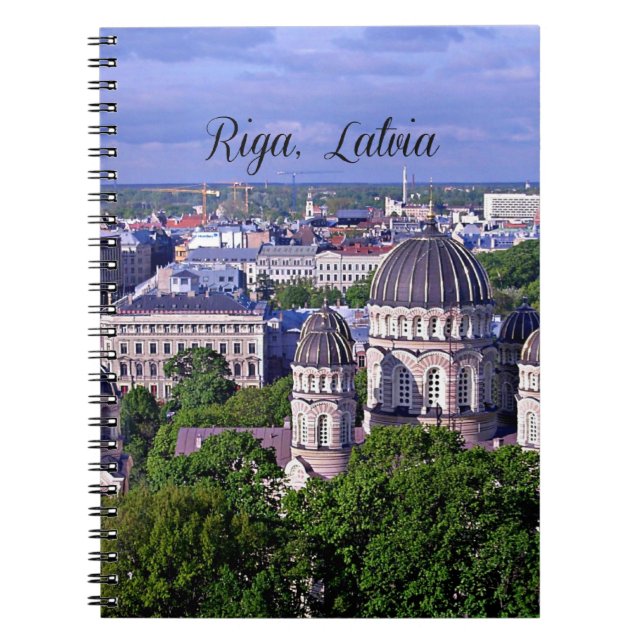 Cuaderno Paisaje urbano de Riga, Letonia (Frente)