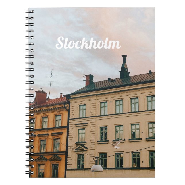 Cuaderno Paisaje urbano de Södermalm en Estocolmo (Frente)