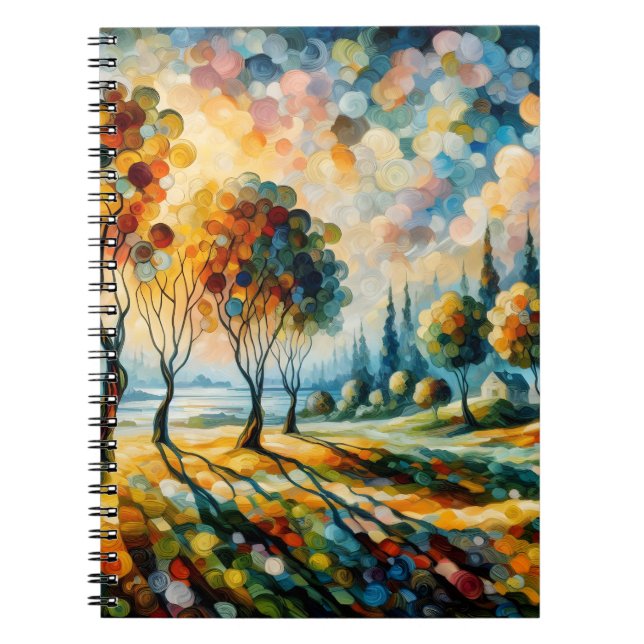 Cuaderno Paisaje Vibrante (Frente)