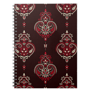 Cuaderno Paisley Bandana: Imagen de Boho Vintage.