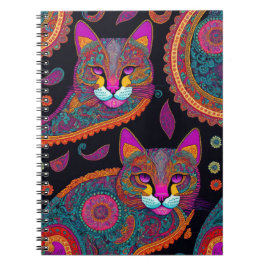 Cuaderno Paisley Kitties