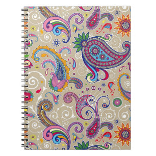 Cuaderno Paisley pacífica