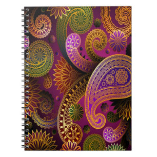 Cuaderno Paisley Purple