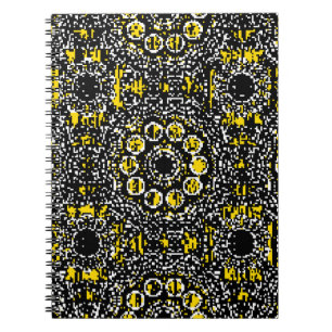 Cuaderno Paisleys elegante estampado floral