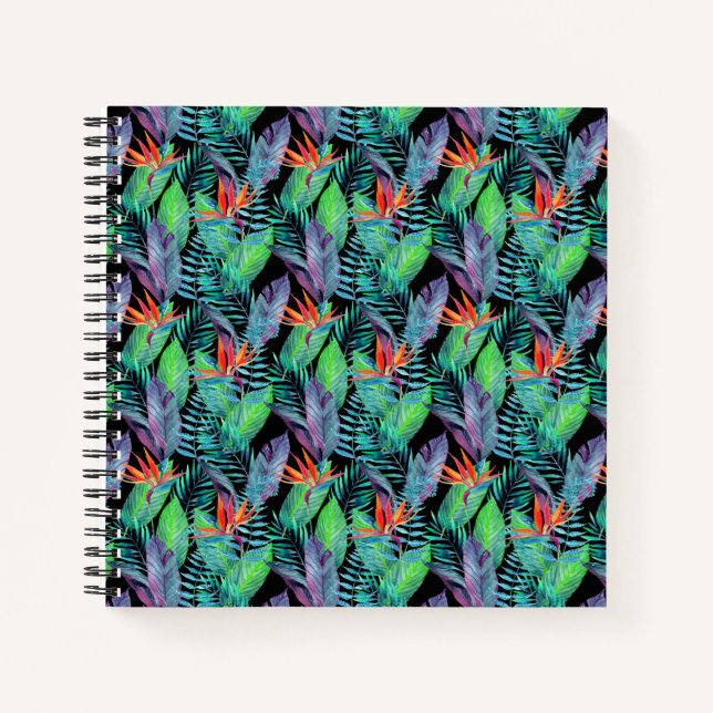 Cuaderno Pájaro Acuarela De Paraíso (Anverso)