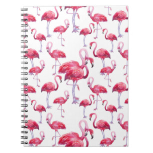 Cuaderno Pájaro acuático Flamingo Exótico