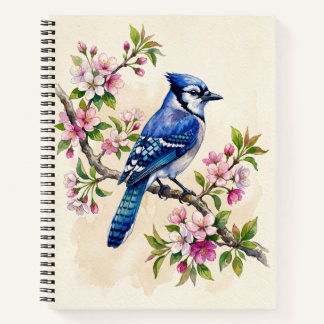 Cuaderno Pájaro Arrendajo Azul